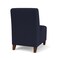 Lesro Siena Lounge Reception Armless Guest Chair, Walnut, OH Navy Upholstery SN1102 - alternate 2